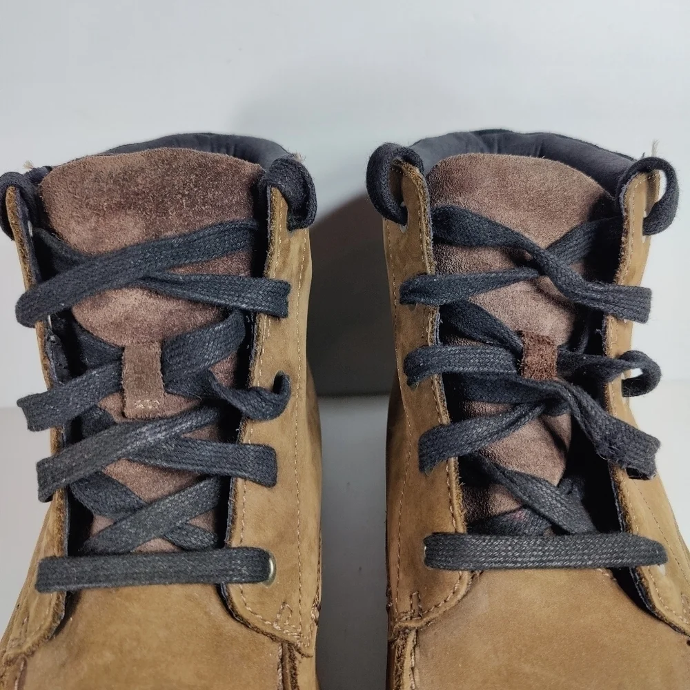 Sorel Madson Waterproof Leather Boots Brown/Black Men’s Shoes Size 11